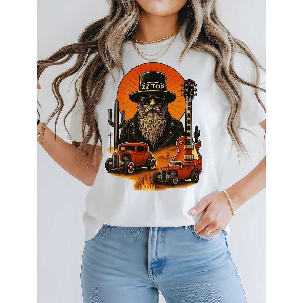 ZZ Top Texas Blues Music Fan Graphic Unisex T-Shirt